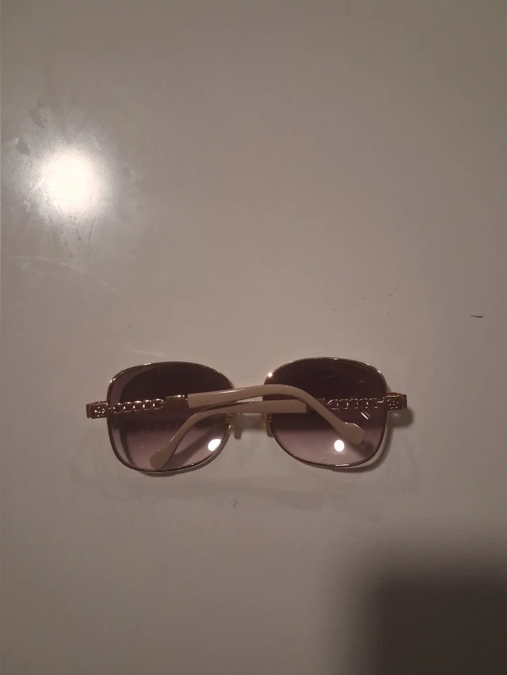 Gold Frame Brown Gradient Women's Sunglasses